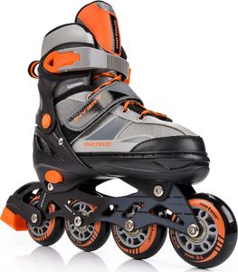 Rolki Meteor Invert rekreacyjne regulowane szare r. 34-37 6