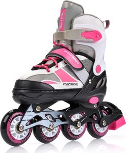 Rolki Meteor Invert rekreacyjne regulowane szare r. 34-37 2