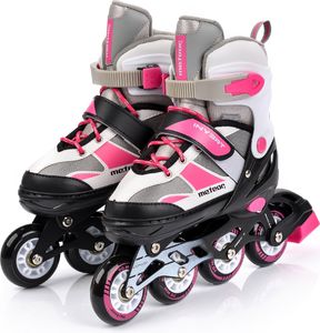 Rolki Meteor Invert rekreacyjne regulowane szare r. 34-37 6