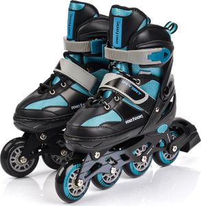 Rolki Meteor Invert rekreacyjne regulowane czarne r. 34-37 3