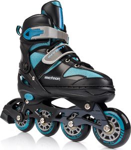 Rolki Meteor Invert rekreacyjne regulowane czarne r. 34-37 4