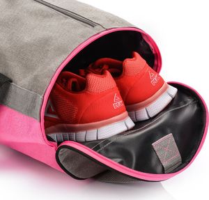 Meteor Torba fitness Siggy 25 l szara/różowa 3