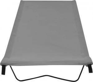 vidaXL Łóżko polowe, 180x60x19 cm, szare 3