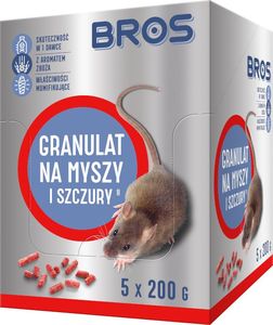 Bros Granulat na myszy i szczury 5x200g 1