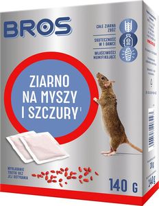 Bros Preparat na myszy i szczury Ziarno 140g 1