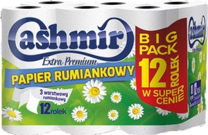 Cashmir Papier toaletowy CASHMIR 3W Rumiankowy 12szt. BIAŁY 1