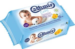 Cashmir Chusteczki nawilżane dla dzieci i niemowląt CASHMIR Baby 72szt. 1