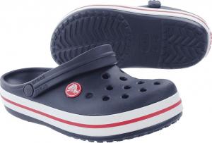 Crocs Klapki Crocs Crocband Clog K granatowo-czerwone 204537 485 33-34 1