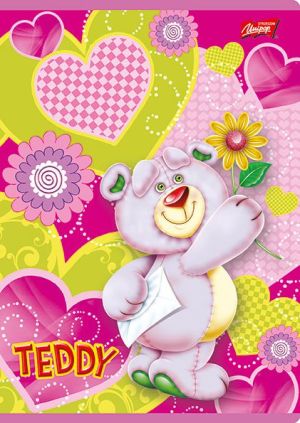 Unipap Zeszyt w okładce laminowanej, format A5, 16 kartek, kratka, MIX DZIEWCZĘCY, UNIPAP 4