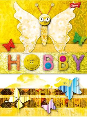 Unipap Zeszyt w okładce laminowanej, format A5, 16 kartek, kratka, MIX DZIEWCZĘCY, UNIPAP 8