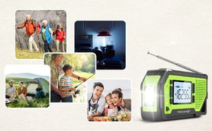 Radio Feegar Feegar OZE Pro Radio FM AM Awaryjne Budowlane Przenośne Solar Latarka Powerbank 2000mAh 14