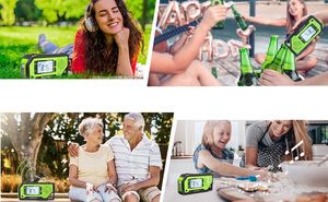 Radio Feegar Feegar OZE Pro Radio FM AM Awaryjne Budowlane Przenośne Solar Latarka Powerbank 2000mAh 7