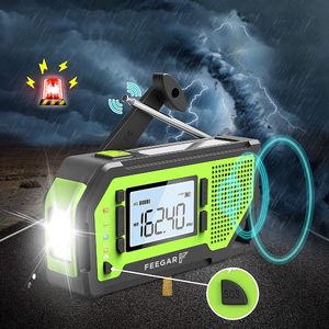 Radio Feegar Feegar OZE Pro Radio FM AM Awaryjne Budowlane Przenośne Solar Latarka Powerbank 2000mAh 10