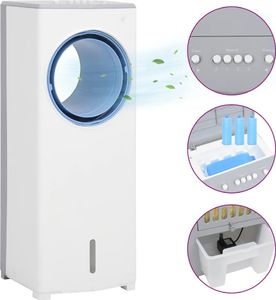 Klimator vidaXL Klimatyzer 3-w-1, biały, 264x255x680 mm, 80 W 1