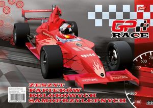 St. Majewski Zeszyt papierów kolorowych samoprzylepnych, format B4, 8 kartek 2