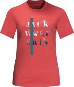 Jack Wolfskin Koszulka damska MOUNTAIN T W coral red r. S (1808081-2571) 1