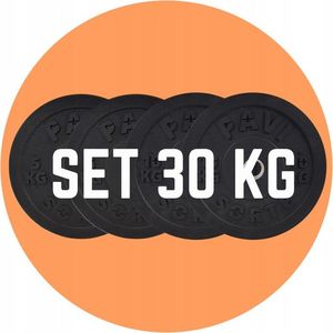 PaviSorte Bumpery obciążenia olimpijskie Zestaw 30kg PaviSorte 5