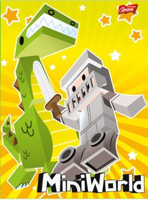 St. Majewski Zeszyt w okładce laminowanej, format A5, 16 kartek, kratka, MIX CHŁOPIĘCY, UNIPAP 5