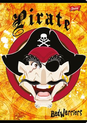 St. Majewski Zeszyt A5 16k linia podw. dwukolor. lamin. MIX chłopięcy p15 4