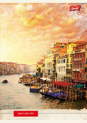 St. Majewski Brulion w półtwardej oprawie, format B5, 160 kartek, gładki, UNIPAP 3