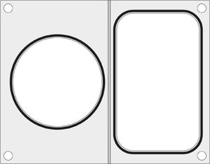 Hendi Matryca do zgrzewarki CAS CDS-01 na tackę bez podziału 178x113 mm + pojemnik śr. 115 mm - Hendi 805428 Matryca do zgrzewarki CAS CDS-01 na tackę bez podziału 178x113 mm + pojemnik śr. 115 mm - Hendi 805428 1