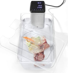 Hendi Pokrywka z poliwęglanu z wycięciem na Sous-Vide do pojemników GN 1/1 - Hendi 864203 Pokrywka z poliwęglanu z wycięciem na Sous-Vide do pojemników GN 1/1 - Hendi 864203 2