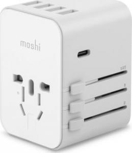 Moshi World Travel Adapter 4x USB-A 1x USB-C 2 A (MI-WTA-USBC) 1