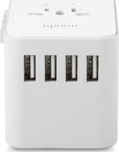 Moshi World Travel Adapter 4x USB-A 1x USB-C 2 A (MI-WTA-USBC) 2