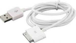 Kabel USB LMP USB-A - Apple 30-Pin 2 m Biały (LMP-DOCKUSB-2M) 1