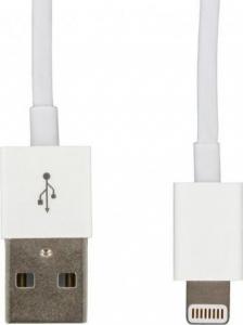 Kabel USB LMP USB-A - Lightning 1 m Biały (LMP-LIGHUSB-1M) 1