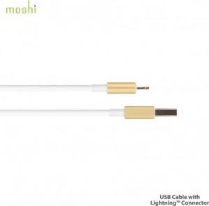 Kabel USB Moshi USB-A - Lightning 1 m Biały (MI-LIGHUSB-G) 2