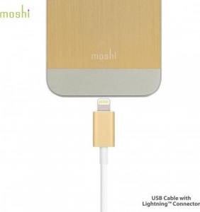 Kabel USB Moshi USB-A - Lightning 1 m Biały (MI-LIGHUSB-G) 3
