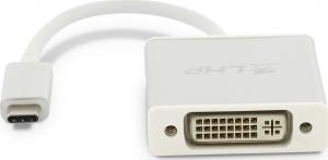 Adapter USB LMP 15991 USB-C - DVI Srebrny  (LMP-USBC-DVI-S) 1
