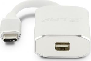 Adapter USB LMP 16134 USB-C - DisplayPort Mini Srebrny  (LMP-USBC-M-DP-S) 1