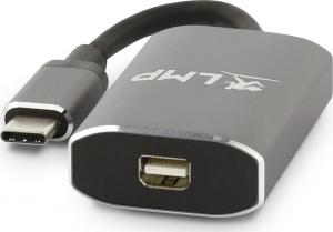 Adapter USB LMP 16138 USB-C - DisplayPort Mini Szary  (LMP-USBC-M-DP-SG) 1