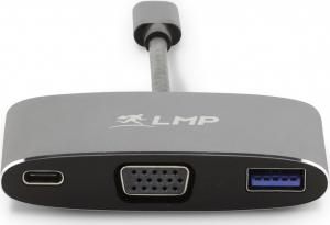 Stacja/replikator LMP USB-C (LMP-USBC-VGA-MA-SG) 1