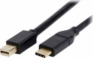 Kabel USB LMP USB-C - mini DisplayPort 1.8 m Czarny (LMP-USBC-M-DPC-B) 1