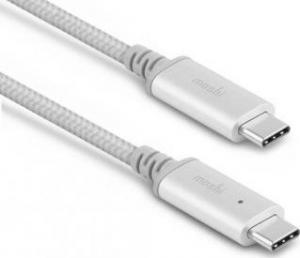 Kabel USB Moshi USB-C - USB-C 2 m Biały (MI-USBC-C2M-S-JS) 1