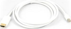 Kabel LMP DisplayPort Mini - DisplayPort 1.8m biały (LMP-MDPDP) 1
