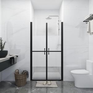 vidaXL Drzwi prysznicowe, szkło częściowo mrożone, ESG, (68-71)x190 cm 1