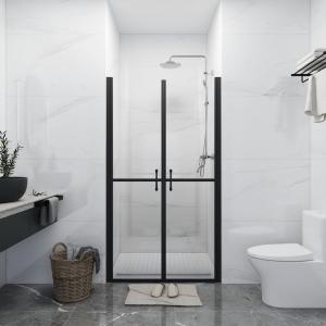vidaXL Drzwi prysznicowe, przezroczyste, ESG, (83-86)x190 cm 1