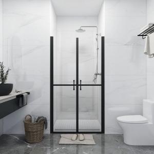 vidaXL Drzwi prysznicowe, przezroczyste, ESG, (88-91)x190 cm 1