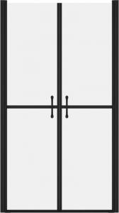 vidaXL Drzwi prysznicowe, szkło mrożone, ESG, (93-96)x190 cm 1
