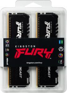 Pamięć Kingston Fury Beast RGB, DDR4, 16 GB, 3733MHz, CL19 (KF437C19BBAK2/16) 9