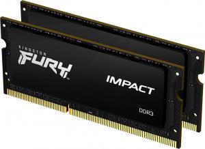 Pamięć do laptopa Kingston Fury Impact, SODIMM, DDR3L, 16 GB, 1600 MHz, CL9 (KF316LS9IBK2/16) 1