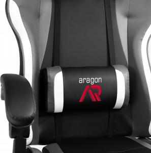 Fotel Aragon czarno-szary 6