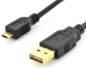 Kabel USB Digitus USB-A - microUSB 1.8 m Czarny (AK-300122-018-S) 3