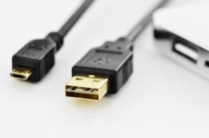 Kabel USB Digitus USB-A - microUSB 1.8 m Czarny (AK-300122-018-S) 4