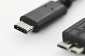 Kabel USB Digitus USB-C - microUSB 1 m Czarny (AK-300137-010-S) 1
