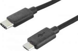 Kabel USB Digitus USB-C - microUSB 1.8 m Czarny (AK-300137-018-S) 1